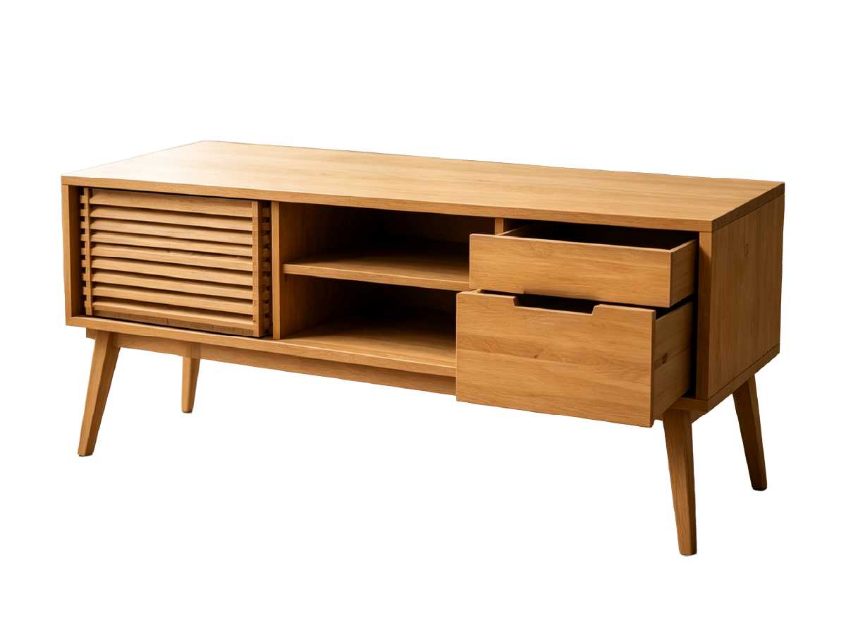 Custom furniture design and CNC woodworking joinery