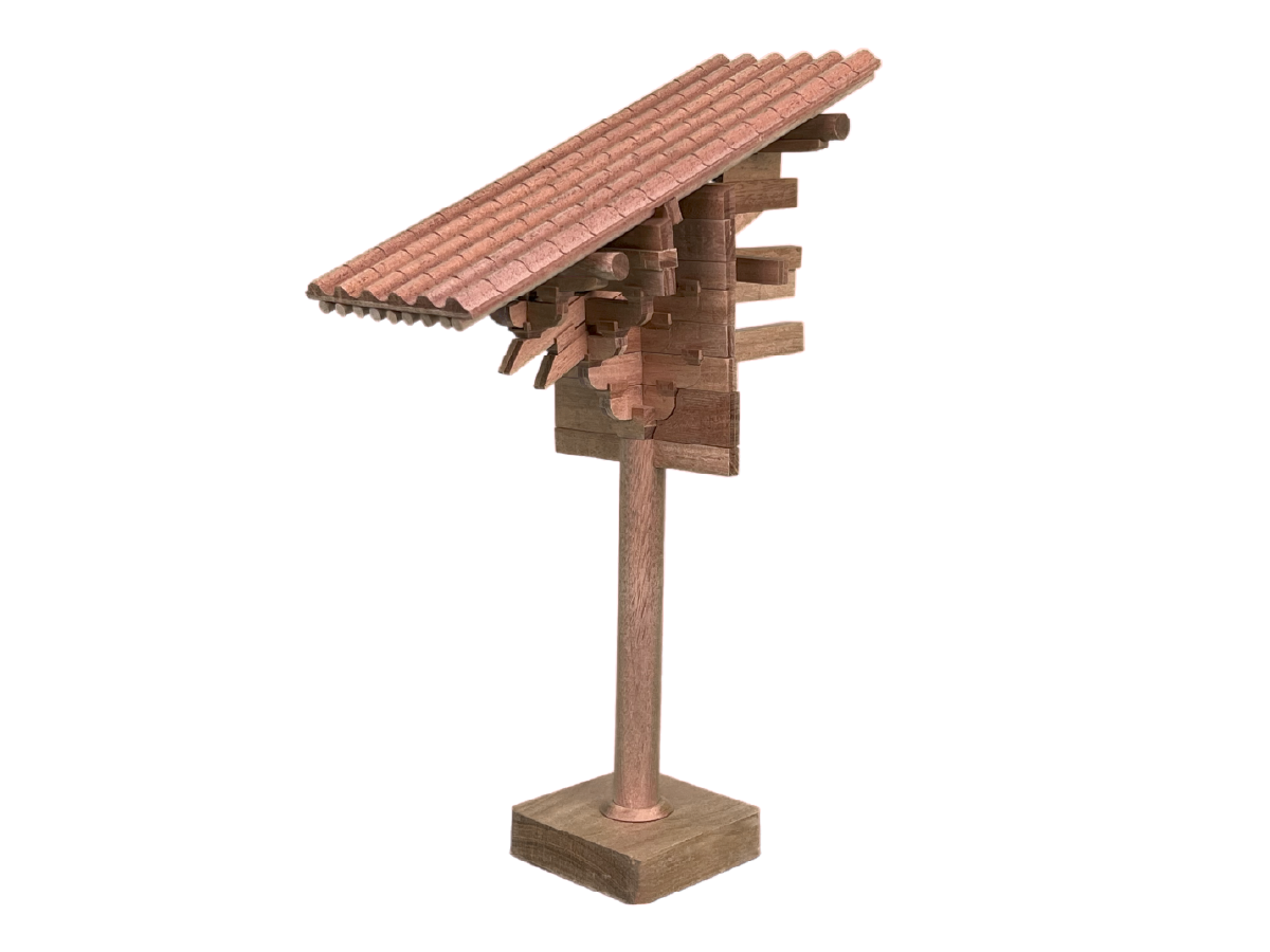 Foguang Temple timber bracket Siemens NX CAD model