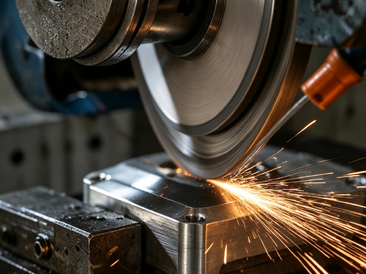 Precision surface grinding and finishing process
